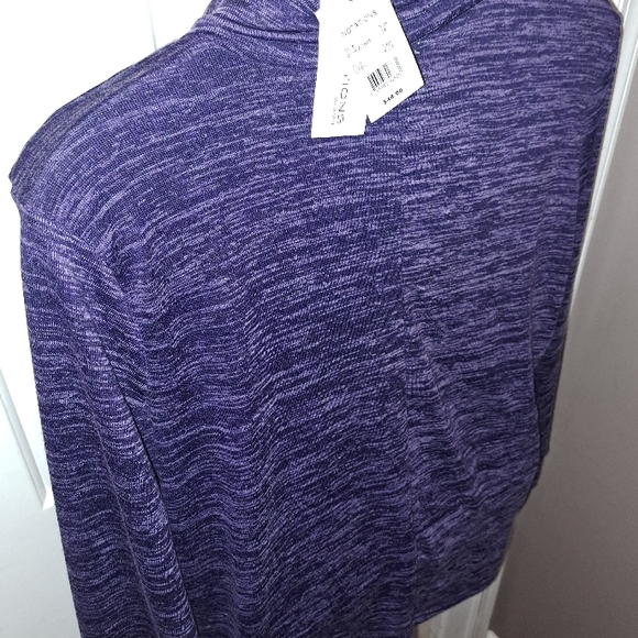🆕️Purple Cowl Neck Sweater with Button Detail - Picture 7 of 7
